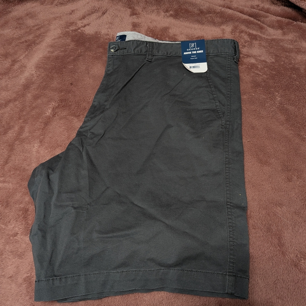 George Above The Knee Gray Shorts